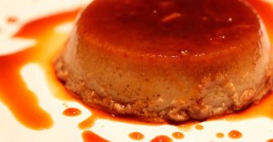 flan de manzana
